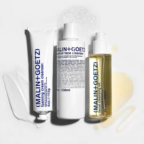 Vista 3 de MALIN+GOETZ Limpiador en crema espumosa Suave lavado facial diario de crema a espuma con leche de jojoba, prebióticos + glicolípidos ricos