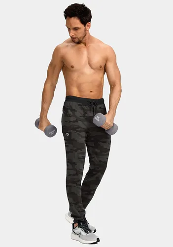 Vista 6 de G Gradual Pantalones deportivos para hombre con bolsillos con cremallera, elásticos, cónicos, pantalones deportivos para hombre, entrenamiento