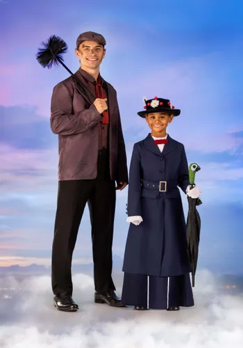 Vista 2 de Disfraz de Bert de Mary Poppins para Adultos Multicolor