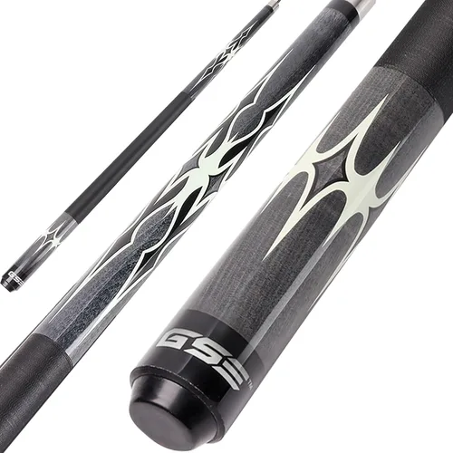 Vista 15 de GSE Games & Sports Expert 58" 2-Piece Canadian Maple Hardwood Billiard Pool Cue Sticks for Men/Women, House or Commercial/Bar Use