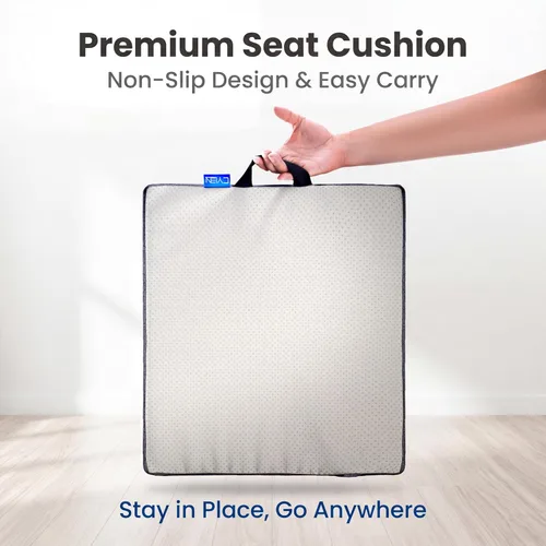 Vista 13 de Cojín de asiento de ventilación para teclado con diseño innovador de disipación de calor, 90 celdas de espuma viscoelástica independientes con base