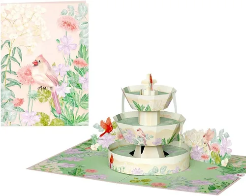 Vista 9 de Lovepop Tarjeta Desplegable Diaria para Ella y Él - Tarjetas de Felicitación 3D Pensando en Ti para Niños, Niñas, Hombres, Mujeres - 5" x 7" Cardenal