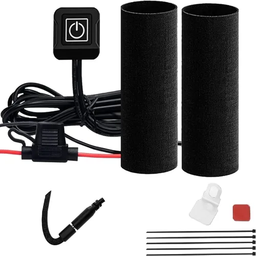 Vista 2 de Heated Grips Cover for Motorcycle Handlebar Heater