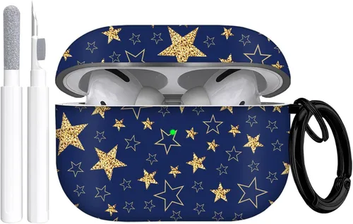 Vista 22 de Gedicht Funda para Airpods Pro, lindo diseño de fútbol de TPU suave fundas para Airpods Pro 1ª generación, a prueba de golpes para Airpods Pro 2019