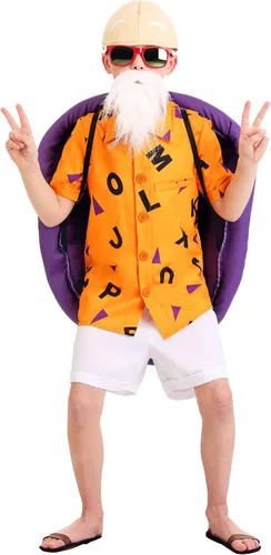 Vista 4 de Disfraz de Dragon Ball Z Master Roshi para niños