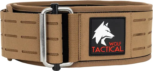 Vista 9 de WOLF TACTICAL Cinturón de levantamiento de pesas - Cinturón de peso para hombres, cinturón de levantamiento de pesas para levantamiento de pesas