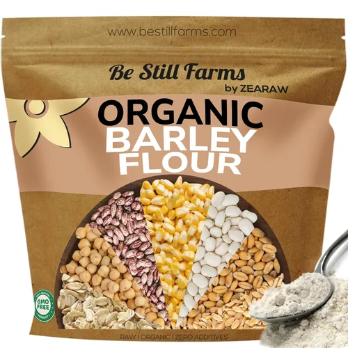 Vista 9 de Grano de cebada descascarillado orgánico, 2.8 libras, semillas de grano de cebada entera a granel