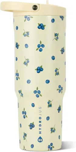 Vista 43 de HydroJug Sport - Botella de agua aislada de acero inoxidable de 20 onzas, All Star