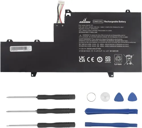 Vista 9 de Batería Amanda 42Wh YRDD6 1VX1H para Dell Inspiron 5482 5485 7586 3583 5491 5591 5481 3310 2 en 1 5593 5480 3493 3793 35822 5581 5584 5590 3584 5493