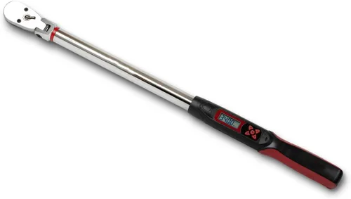Vista 18 de Llave dinamométrica digital de 1/2 pulgada Tapha Tools, rango de torque 7.4-147.5 ft-lb (10-200 N-m), precisión ±2%, notificación LED y timbre