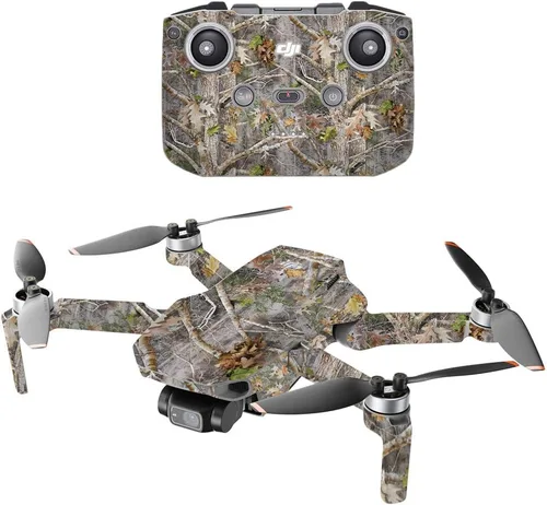 Vista 24 de MightySkins - Compatible con DJI Mini 2 Dron portátil - Artic Camo Funda protectora de vinilo duradera y única Fácil de aplicar, quitar