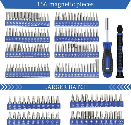 Vista 6 de Precision Screwdriver Set, 170 in 1 Computer Repair Tool Kit, Laptop Screwdriver Kit, Electronics Repair Tool Kit for PC Mac Book Cell Phone iPhone