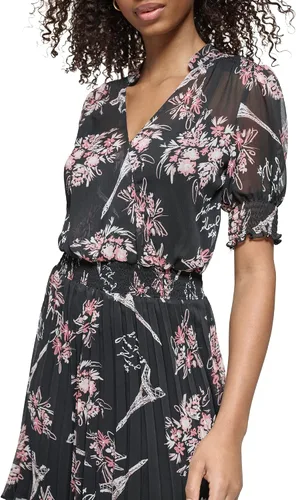 Vista 4 de Karl Lagerfeld Paris Women's Everyday Printed Dress