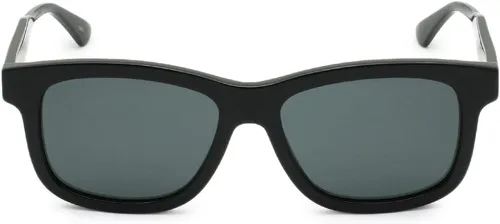 Vista 2 de Gucci GG 0824S 005 - Lentes de sol rectangulares de plástico negro lente gris negro gris negro