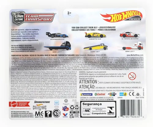 Vista 2 de Hot Wheels Toyota GR Supra Aero Lift '21 - Equipo de transporte #37