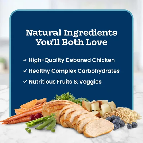 Vista 4 de Blue Buffalo Tastefuls Receta de pollo y arroz integral para gatos adultos, control de peso, pollo real primero, comida natural para gatos
