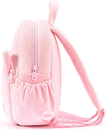 Vista 30 de Lazada Mochila para niños pequeños, juguetes de animales de peluche, mochila pequeña, color gris, 9.5 pulgadas