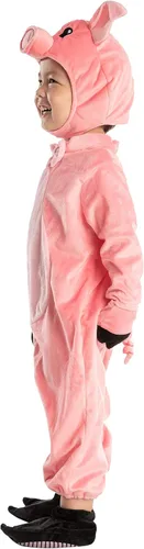 Vista 6 de Spooktacular Creations Halloween Baby Pig Costume, Pink Pig Costume Toddler for Kids Infant Halloween Animal Dress Up Party