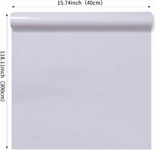 Vista 5 de Papel de contacto transparente, hoja protectora de pared de plástico, papel adhesivo transparente para despegar y pegar, protector de cubierta