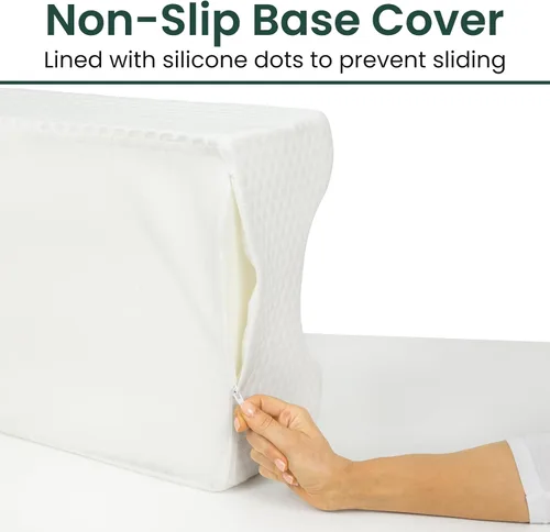 Vista 8 de Xtra-Comfort Almohada de elevación de piernas: cuña de pierna para rodilla, hinchazón, elevación, después de la cirugía imprescindible – Post