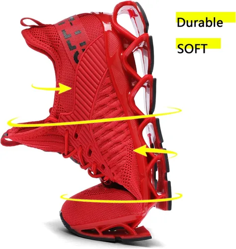 Vista 2 de Vooncosir - Zapatos de correr para mujer, cómodos, a la moda, antideslizantes, para el trabajo, zapato deportivo para caminar, zapatos atléticos