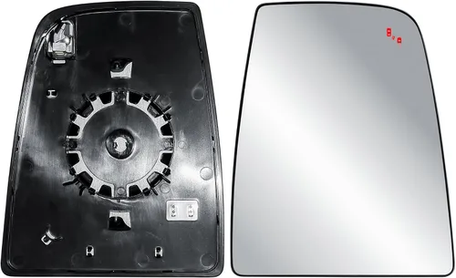 Vista 5 de Cristal superior de repuesto del lado izquierdo del conductor con calefacción y placa para Ford Transit 150 250 350 de 2015 a adelante Lado