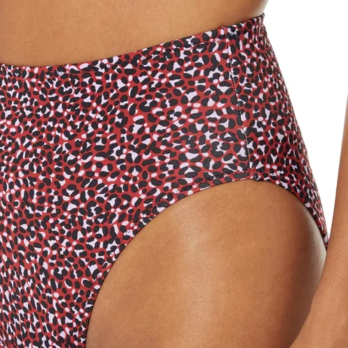 Vista 3 de Tienda Essentials Parte inferior de bikini de cintura alta para mujer