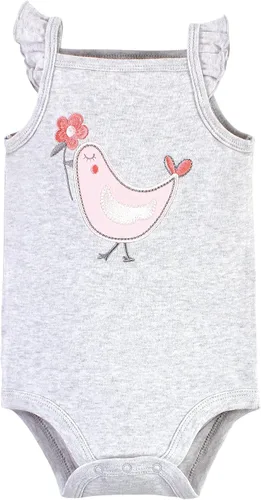 Vista 6 de Hudson Baby - Mamelucos unisex, sin mangas y de algodón, para bebé