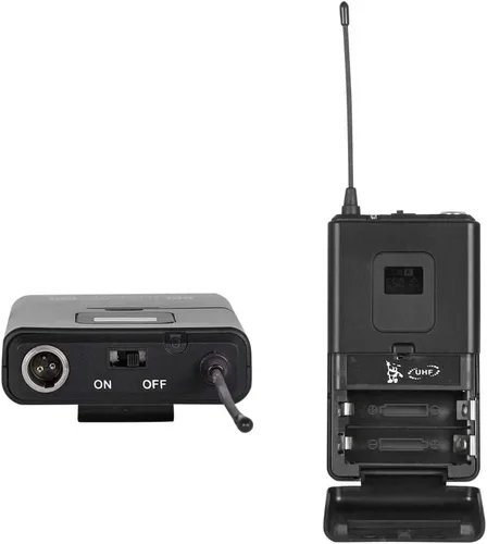 Vista 6 de Sistema de micrófono inalámbrico Frecuencia A 8 canales Micrófono UHF 4 micrófono de mano 4 micrófono de auricular 4 micrófono lavalier 4 micrófono
