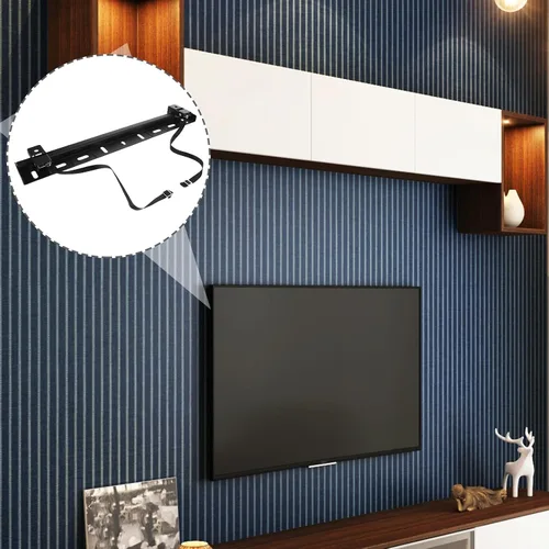 Vista 4 de Soporte de pared para TV sin taladro, 32-65 pulgadas, en forma de L