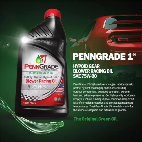 Vista 2 de PENN GRADE 1, 77666, FS Hypoid Gear/Soplador Racing Lubricante, 1 cuarto de galón