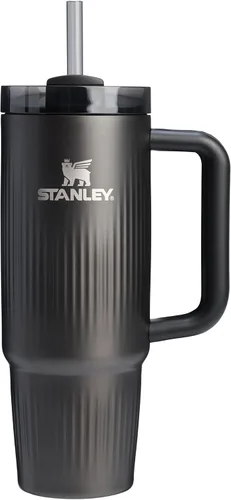 Vista 177 de STANLEY Quencher H2.0 Vaso Térmico con asa y pajilla, 64 onzas, tapa Flowstate de 3 posiciones, gran capacidad para viajes y deportes, vaso de acero