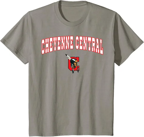 Vista 25 de Cheyenne Central High School Indians T-Shirt C2