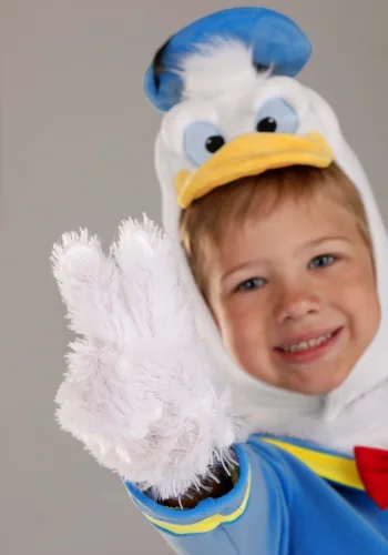Vista 5 de Disfraz de Donald Duck para Niños Pequeños Multicolor