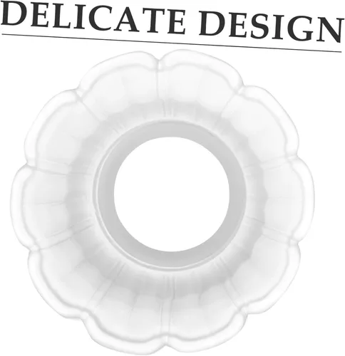 Vista 3 de VILLCASE Pantalla de techo para pantalla de mesa, pantalla de repuesto para lámpara decorativa en forma de flor