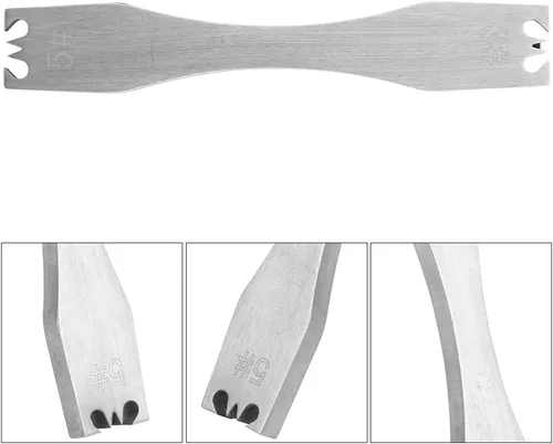 Vista 6 de Juego de removedor de dientes con cremallera, removedor de engranajes de cremallera, removedor de dientes con cremallera, juego de removedor