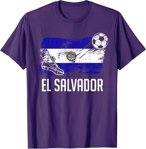 Vista 86 de Camiseta salvadoreña con bandera de fútbol salvadoreño