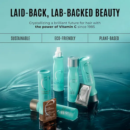 Vista 9 de Malibu C Acondicionador para el cabello de agua dura para acumulación, tamaño de viaje, fórmula hidratante sin sulfato para cabello seco dañado