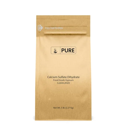 Vista 4 de Pure Original Ingredients Sulfato de calcio (2 lb) para hornear, tratamiento de agua y jardinería