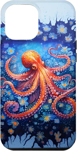 Vista 26 de Funda con diseño de criatura marina de pulpo Kraken para iPhone 17