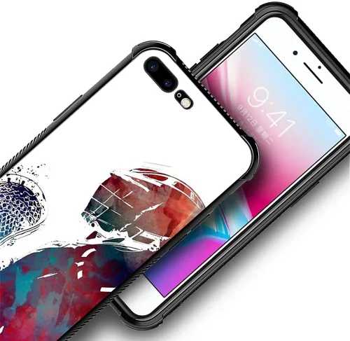 Vista 126 de Compatible con funda para iPhone 6 Plus/6s Plus,Bite Your Teeth Diseño de patrón asombroso, funda trasera dura de PC anti-arañazos y a prueba