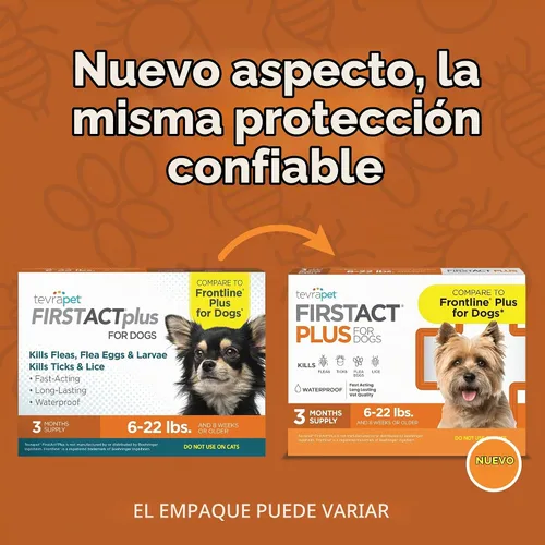 Vista 2 de Tópico Tevrapet FirstAct Plus contra pulgas y garrapatas para perros