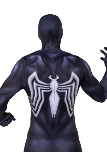 Vista 5 de Disfraz de Hombre Marvel Zentai Venom para Hombre Multicolor