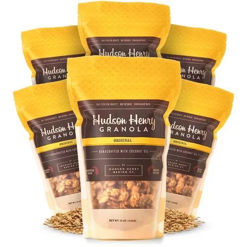 Vista 26 de Hudson Henry Granola, arce, pecana y coco, paquete de 12 onzas, paquete de 3, proyecto verificado sin OMG