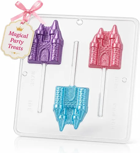 Vista 3 de Molde de chocolate Princess Castle Lollipop 3378