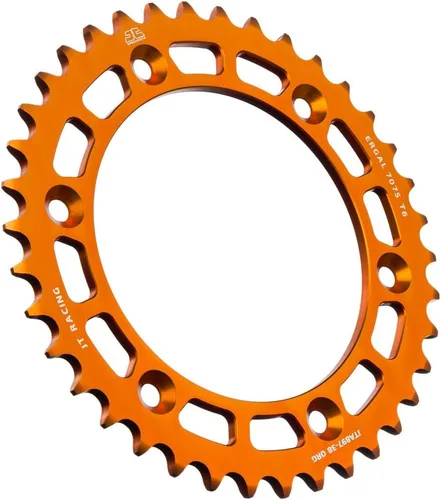 Vista 19 de JT Sprockets JTA897.38BLK - Piñón trasero de aluminio anodizado 7075 T6, color negro