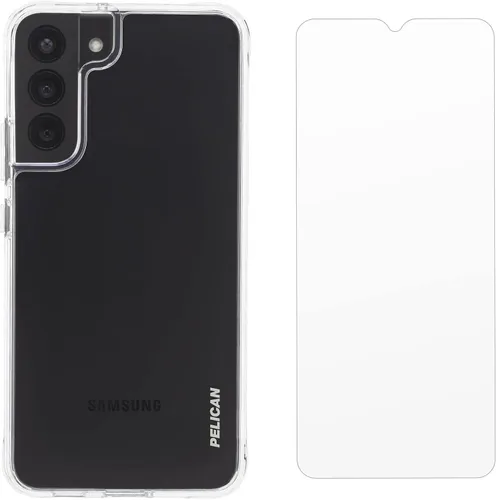 Vista 3 de Pelican Funda para Samsung Galaxy S22 Plus con protector de pantalla [compatible con carga inalámbrica]