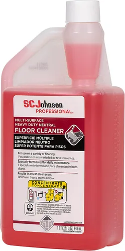 Vista 11 de SC Johnson Professional Limpiador de suelos y superficies de pH neutro resistente, concentrado de limpiador de pisos, botella de 32 onzas líquidas