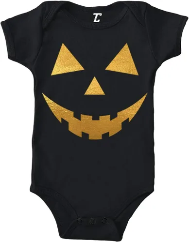 Vista 39 de Tcombo Pumpkin Face - Body Jack O' Lantern Naranja - Cara de calabaza negra