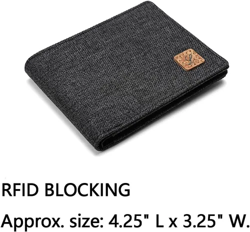 Vista 69 de Lanyani Carteras RFID Bifold Simple